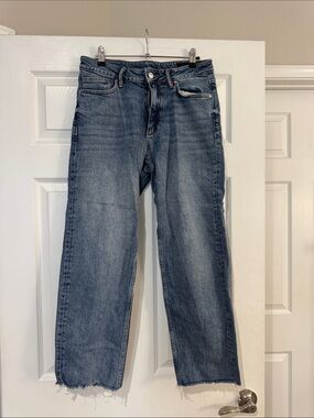 AllSaints Straight-Leg Blue Jeans